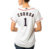 Image of Carlos Correa Houston Astros Majestic Women's Cool Base Player Jersey - White 2019