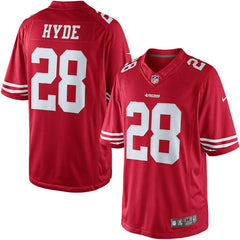 Carlos Hyde San Francisco 49ers Limited Jersey - Scarlet 2019