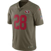 Image of Carlos Hyde San Francisco 49ers Salute To Service Limited Jersey - Olive 2019