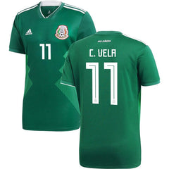 Carlos Vela Mexico National Team Youth Home Replica Jersey - Green 2019