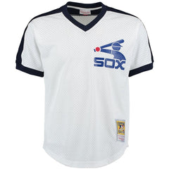 Carlton Fisk Chicago White Sox Mitchell & Ness Cooperstown Mesh Batting Practice Jersey - White 2019