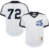 Image of Carlton Fisk Chicago White Sox Mitchell &amp; Ness Cooperstown Mesh Batting Practice Jersey - White 2019