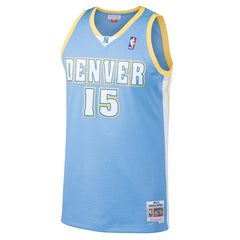 Carmelo Anthony Denver Nuggets Mitchell & Ness 2003-04 Hardwood Classics Swingman Jersey - Light Blue 2019