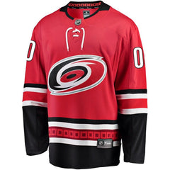 Carolina Hurricanes Home Breakaway Custom Jersey - Red 2019