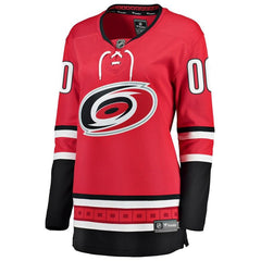 Carolina Hurricanes Women's Home Breakaway Custom Jersey - Red 2019