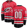 Image of Carolina Hurricanes Youth Home Breakaway Custom Jersey - Red 2019