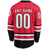Image of Carolina Hurricanes Youth Home Breakaway Custom Jersey - Red 2019