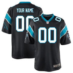 Carolina Panthers Custom Game Jersey - Black 2019