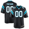 Image of Carolina Panthers Custom Game Jersey - Black 2019