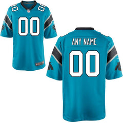 Carolina Panthers Game Custom Jersey – Blue 2019