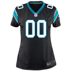 Carolina Panthers Women's Custom Game Jersey - Black 2019