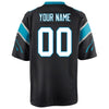 Image of Carolina Panthers Youth Custom Game Jersey - Black 2019