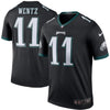 Image of Carson Wentz Philadelphia Eagles Color Rush Legend Jersey - Black 2019