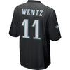 Image of Carson Wentz Philadelphia Eagles Game Event Jersey – Black 2019