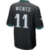 Image of Carson Wentz Philadelphia Eagles Game Jersey - Black 2019