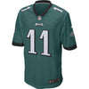 Image of Carson Wentz Philadelphia Eagles Game Jersey - Green 2019