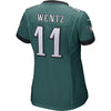 Image of Carson Wentz Philadelphia Eagles Girls Youth Game Jersey - Midnight Green 2019