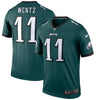 Image of Carson Wentz Philadelphia Eagles Legend Jersey – Green 2019