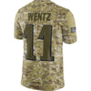 Image of Carson Wentz Philadelphia Eagles Salute to Service Limited Jersey – Camo 2019