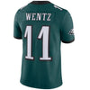 Image of Carson Wentz Philadelphia Eagles Vapor Untouchable Limited Player Jersey - Midnight Green 2019