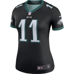 Carson Wentz Philadelphia Eagles Women's Color Rush Legend Jersey - Black 2019