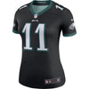 Image of Carson Wentz Philadelphia Eagles Women's Color Rush Legend Jersey - Black 2019