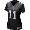 Image of Carson Wentz Philadelphia Eagles Women's Game Event Jersey – Black 2019