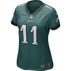 Carson Wentz Philadelphia Eagles Women's Game Jersey - Green 2019