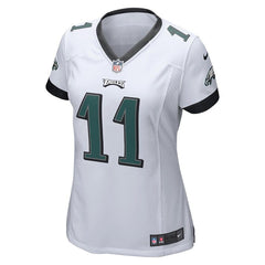 Carson Wentz Philadelphia Eagles Women's Game Jersey - White 2019