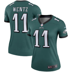 Carson Wentz Philadelphia Eagles Women's Legend Jersey – Green 2019