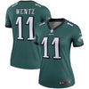 Image of Carson Wentz Philadelphia Eagles Women's Legend Jersey – Green 2019