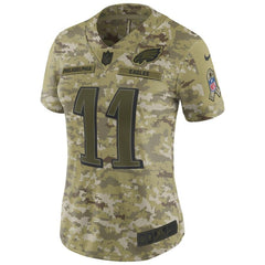 Carson Wentz Philadelphia Eagles Women's Salute to Service Limited Jersey - Camo 2019