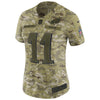 Image of Carson Wentz Philadelphia Eagles Women's Salute to Service Limited Jersey - Camo 2019