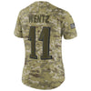 Image of Carson Wentz Philadelphia Eagles Women's Salute to Service Limited Jersey - Camo 2019