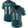 Image of Carson Wentz Philadelphia Eagles Women's Vapor Untouchable Limited Player Jersey - Midnight Green 2019