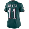 Image of Carson Wentz Philadelphia Eagles Women's Vapor Untouchable Limited Player Jersey - Midnight Green 2019