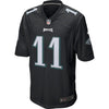 Image of Carson Wentz Philadelphia Eagles Youth Game Event Jersey – Black 2019