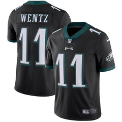 Carson Wentz Philadelphia Eagles Youth Vapor Untouchable Limited Player Jersey - Black 2019