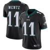 Image of Carson Wentz Philadelphia Eagles Youth Vapor Untouchable Limited Player Jersey - Black 2019