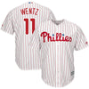 Image of Carson Wentz Philadelphia Phillies Majestic x MLB Crossover Cool Base Player Jersey - White 2019