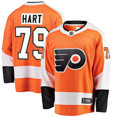 Carter Hart Philadelphia Flyers Home Premier Breakaway Player Jersey - Orange 2019