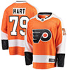 Image of Carter Hart Philadelphia Flyers Home Premier Breakaway Player Jersey - Orange 2019