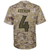 Image of Case Keenum Denver Broncos Youth Salute to Service Game Jersey - Camo 2019