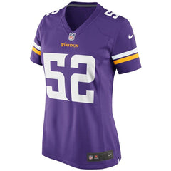 Chad Greenway Minnesota Vikings Women's Game Jersey - Purple 2019