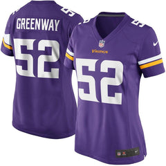 Chad Greenway Minnesota Vikings Women's Game Jersey - Purple 2019