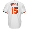 Image of Chance Sisco Baltimore Orioles Majestic Home Cool Base Player Jersey - White 2019