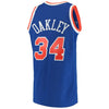 Image of Charles Oakley New York Knicks Mitchell &amp; Ness 1991-92 Hardwood Classics Swingman Jersey – Blue 2019