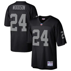 Charles Woodson Oakland Raiders Mitchell &amp; Ness Retired Player Replica Jersey - Black 2019