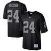 Image of Charles Woodson Oakland Raiders Mitchell &amp; Ness Retired Player Replica Jersey - Black 2019