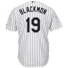 Image of Charlie Blackmon Colorado Rockies Majestic Cool Base Player Jersey - White 2019